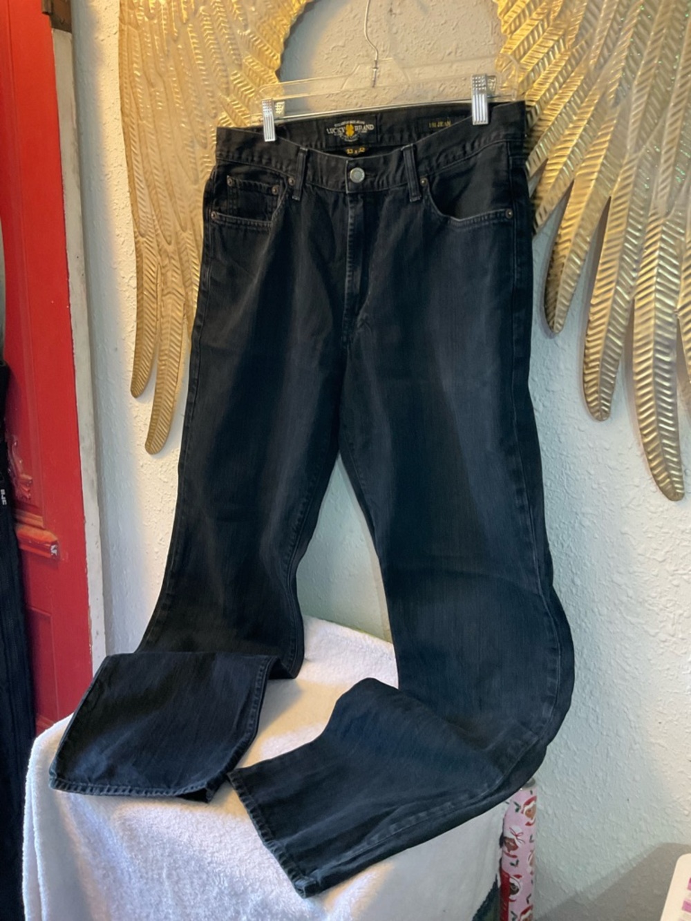 Lucky Brand 181 Relaxed Straight Jeans W33 L32